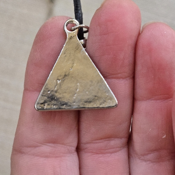 Evil Eye Necklace Pendant on Black Cord Layering Protection Lucky Unisex - Picture 6 of 8